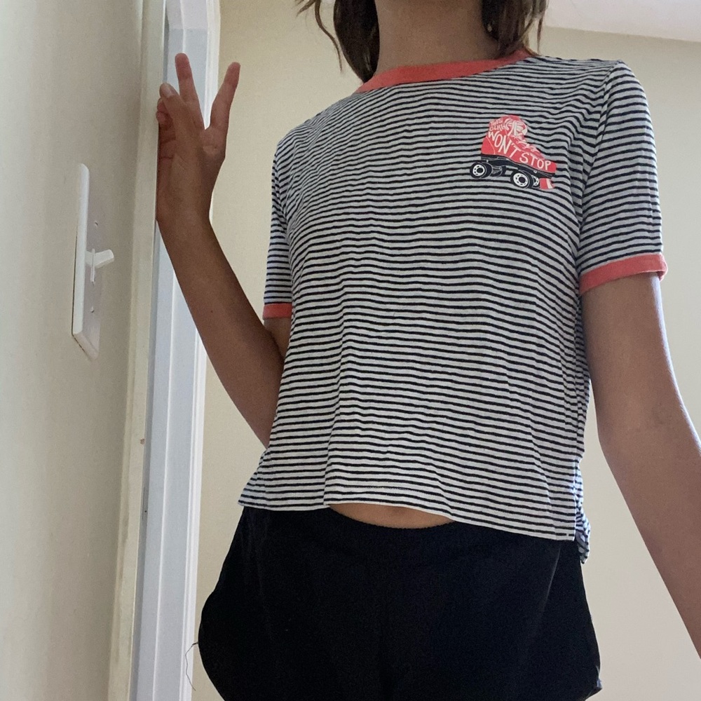 Roller skate cropped top